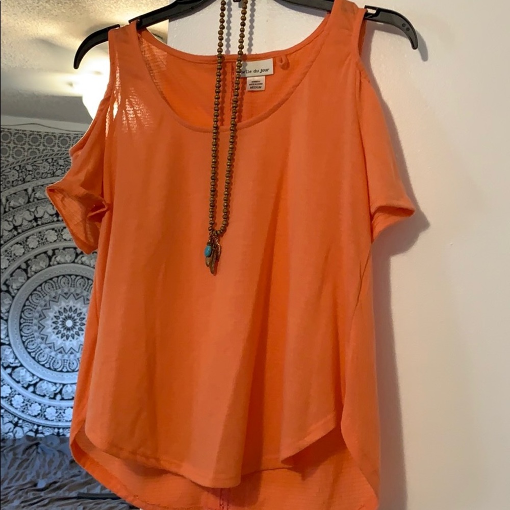 Orange top size medium